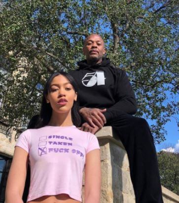 Tyra Young half-sister Truly with father Dr. Dre.